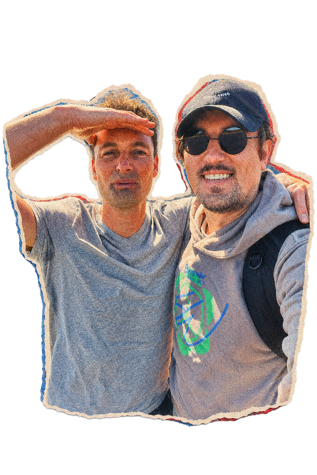 Waso Danilenko, TS Airlines Marketing Intern, with a friend